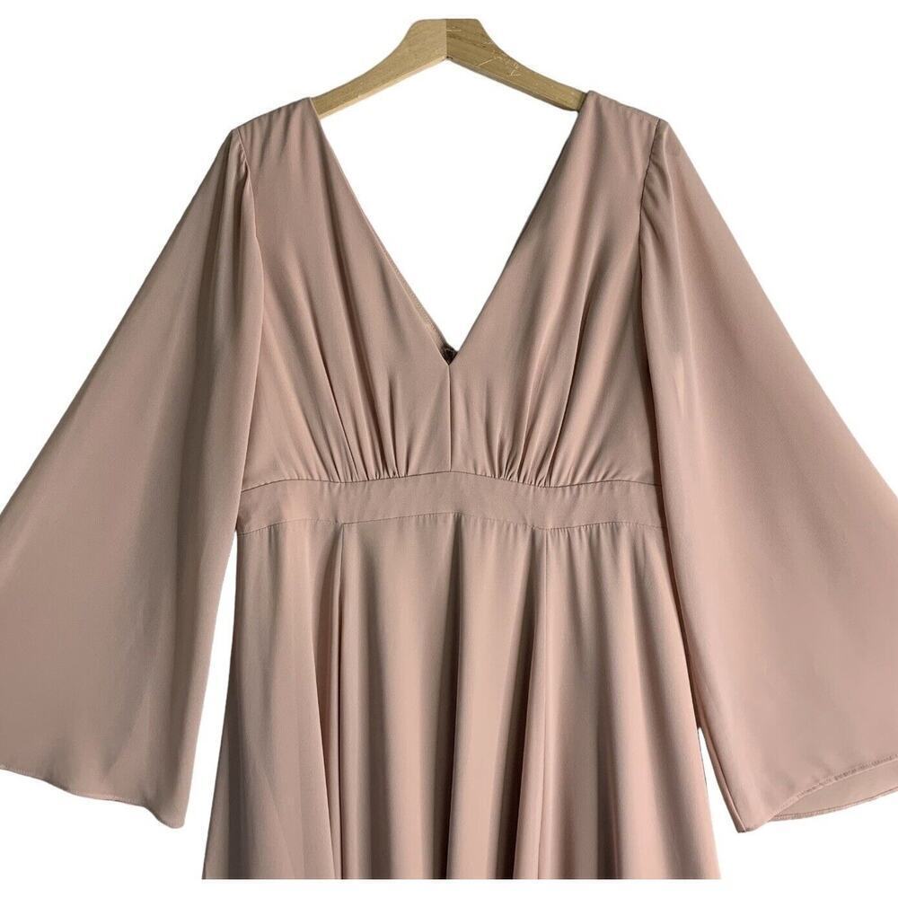 Anthropologie BHLDN Doria Chiffon Maxi Dress Womens Size 16 NWT $330 - Picture 6 of 12